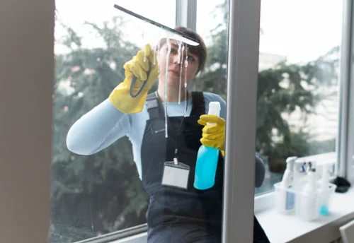 Nettoyage de vitres intérieures et extérieures à Grillon